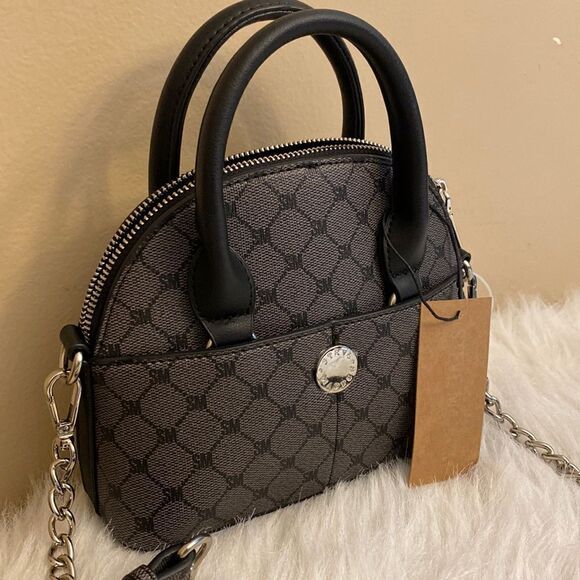 NWT Steve Madden (bbrody) Crossbody Black/Grey - Picture 3 of 14